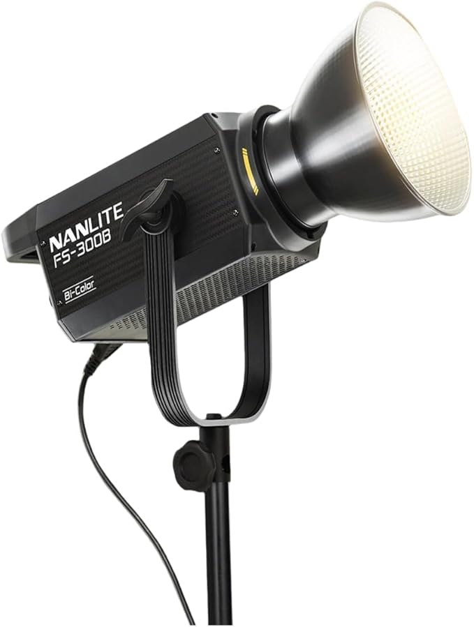 Nanlite FS-300B 300W Bi-Color LED Spotlight-2700K-6500K Adjustable CRI 96 - Image 3