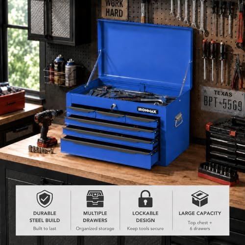 arnot large metal tool box, tool box with shown in use