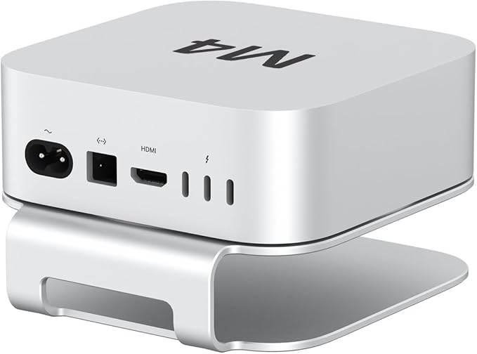 AKKYAJAURE Mac mini M4 Dock Stand, Aluminum Desktop Stand Mount - Image 5