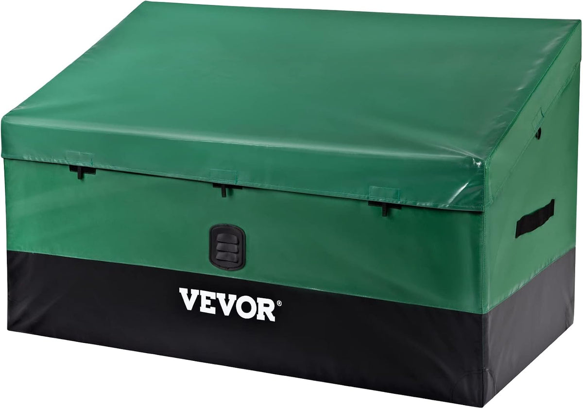 vevor outdoor storage box, 150 gallon waterproof pe, main product view
