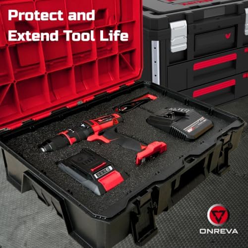 onreva tool box foam organizer 48x24x3 inch 1 on a desk or shelf