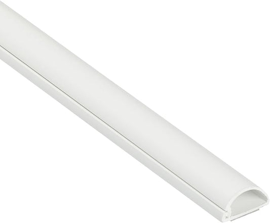D-Line Half Round Cord Hider, Patented Cable Cover, Hide TV Wall Mount Wires by D-LineUSAinc