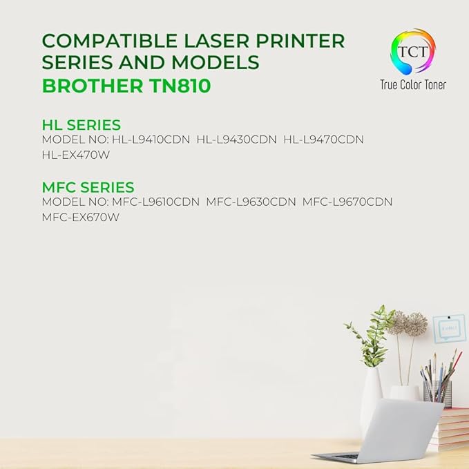 TCT TN810 Yellow Toner Cartridge - Image 2