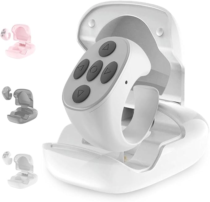 Fingertip Wireless Bluetooth Remote Control, 2026 New Bluetooth Ring Scroller by Unknown