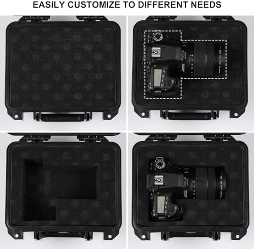 mayouko portable tool box with shock- proof sponge, close-up detail