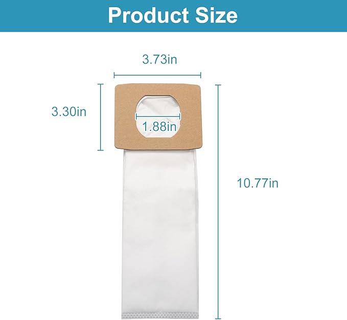 OGGOGOE 10 Pack Vacuum Bags for Hoover Platinum Canister Vacuum Cleaner - Image 3