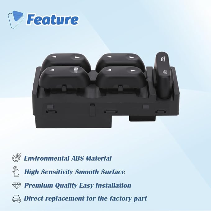 AiYiGu Power Window Switch Control Button Compatible - Image 5