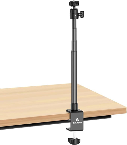 Ailight Camera Desk Mount Webcam Stand, Adjustable Table Camera Stand by Ailight