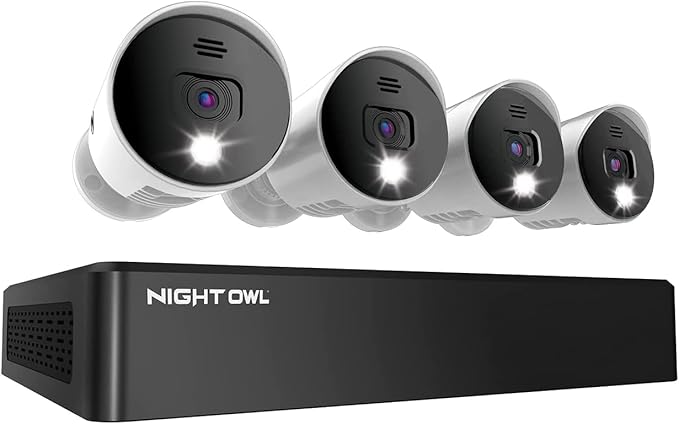 Night Owl Sp, Llc 8 Channel Bluetooth Video Home Security Camera System by NightOwl