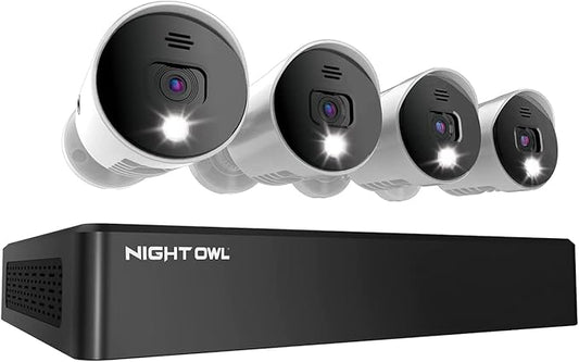 Night Owl Sp, Llc 8 Channel Bluetooth Video Home Security Camera System by NightOwl
