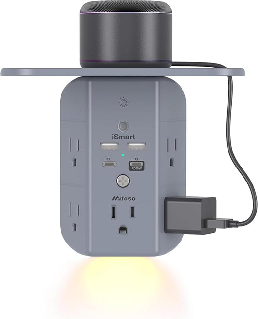 PD20W Wall Outlet Extender, Outlet Splitter by Mifaso