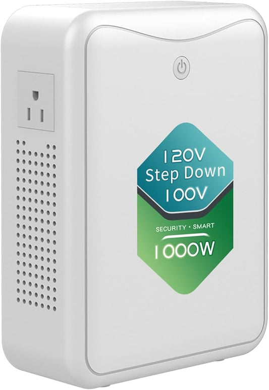 ZHENGXI 120v to 100v Voltage Converters Step Down Transformer 1000W, No Noise by ZHENGXI