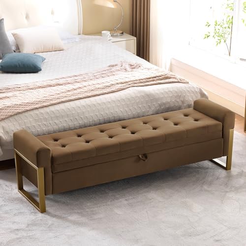 67" storage bench for bedroom, king size end, package contents