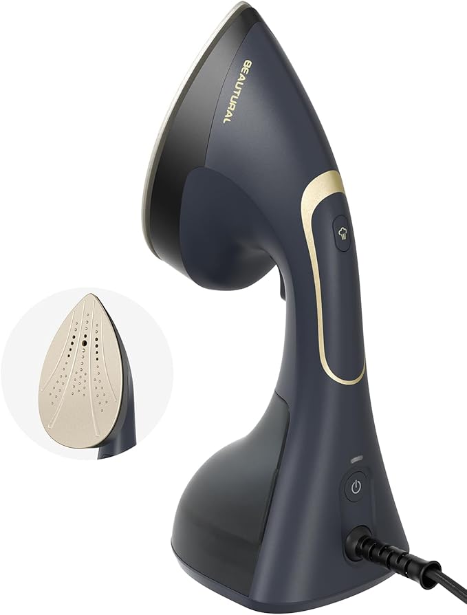 BEAUTURAL Steamer for Clothes, 2-in-1 Steam & Iron, 1200W Handheld Powerful by BEAUTURAL