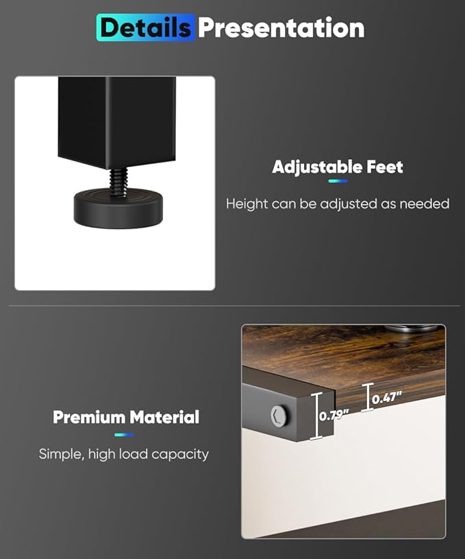 Ardier 4-Tier Wooden Media Stand, AV Media Stand Corner Shelf - Image 4