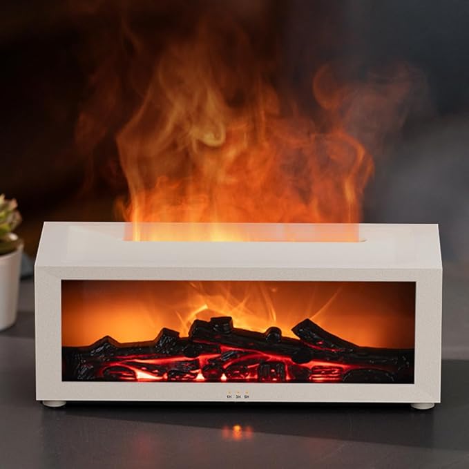 Essential Oil Diffuser, Fireplace Flame Oil Diffuser by SENMUL
