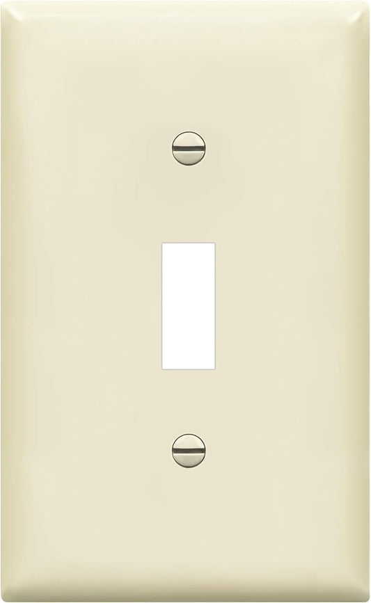 ENERLITES Toggle Switch Wall Plate, Gloss Finish, Size 1-Gang 4.50" x 2.76" by Enerlites