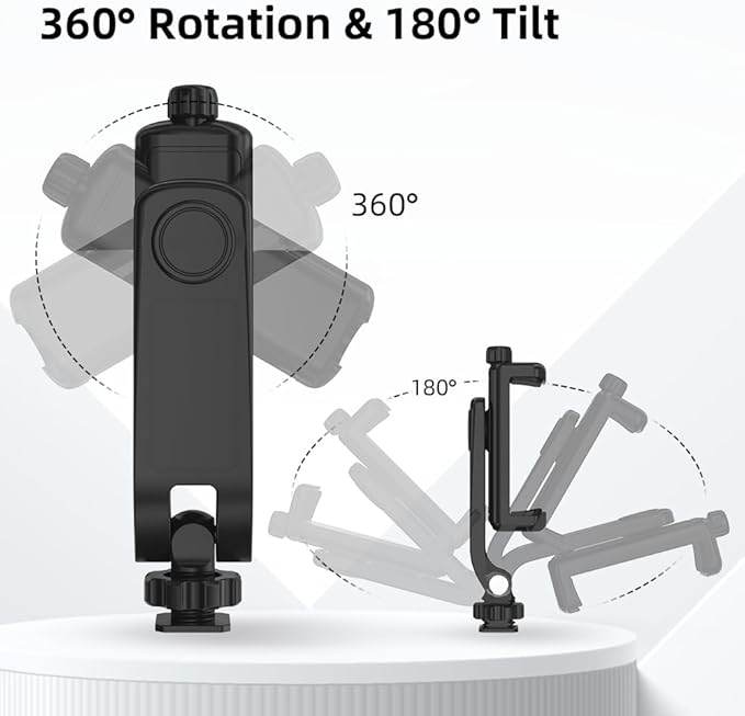 Flexible Phone Tripod Mount Adapter, Universal Smartphone Mount Adapter - Image 4