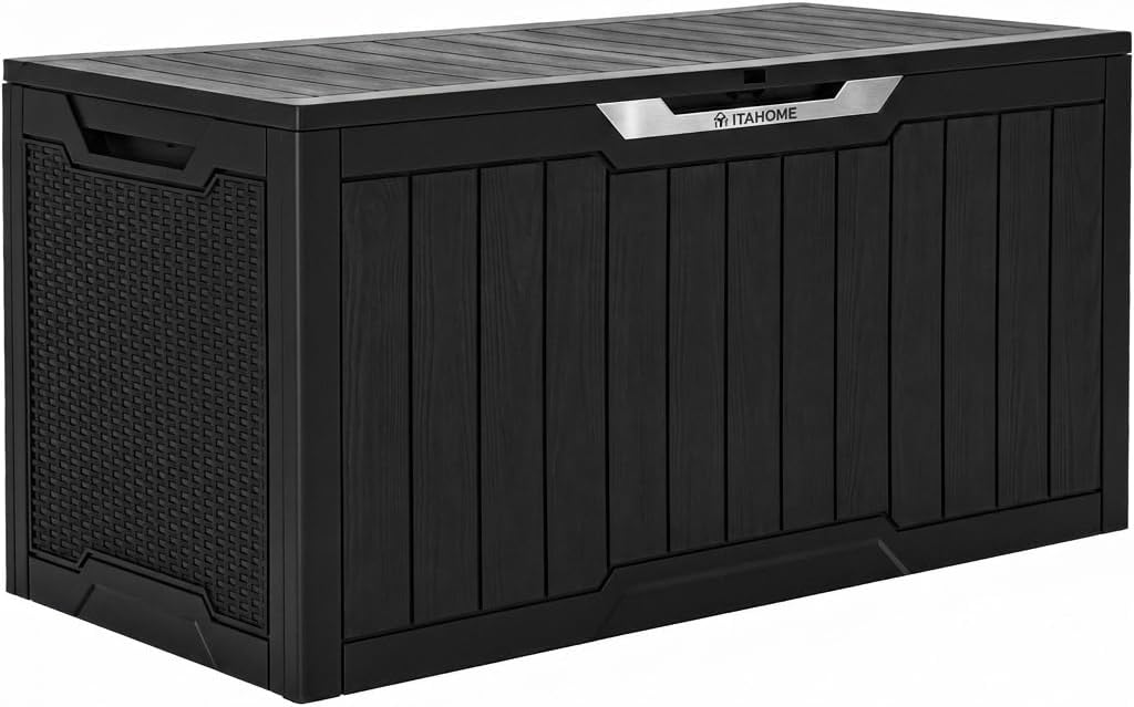 yitahome 100 gallon large outdoor storage box, main product view