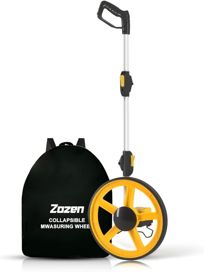 Zozen Measuring Wheel, Folding Portable Distance Measuring in Feet, Double by Zozen