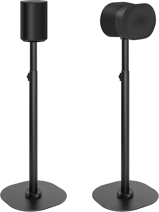 Haturi Speaker Stands Pair for Sonos ERA 100 & 300 Adjustable 22”–42” Floor by Haturi