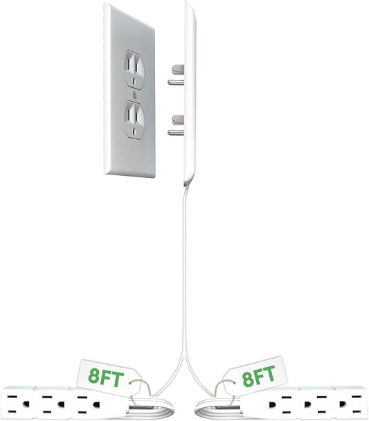 Sleek Socket Original & Patented Ultra-Thin Outlet Concealer by sleeksocket