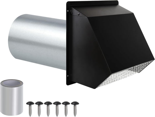 3 Inch Dryer Vent Cover Wall Vent Hood