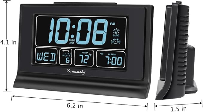 DreamSky Alarm Clocks for Bedrooms - Image 6