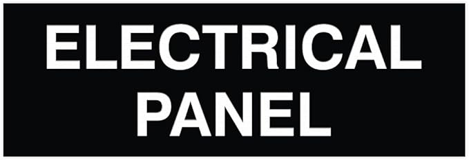 All Quality Basic Electrical Panel Sign by All+Quality