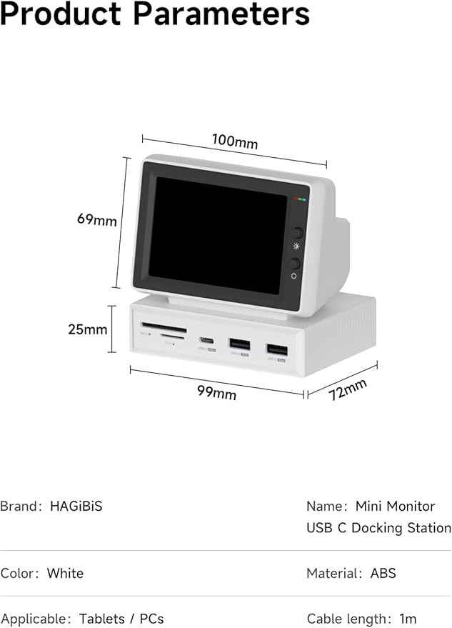 Hagibis 3.5inch IPS USB Mini Screen - Image 8