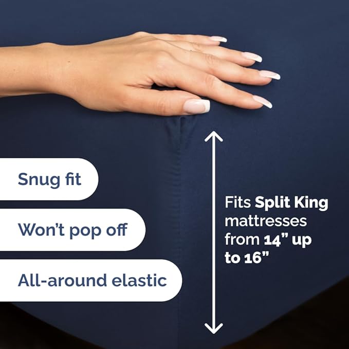 Split Head King Sheets Set - Image 4