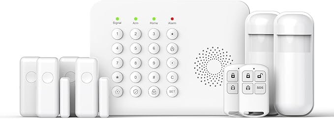 LWOHSI Home Security Systems, Wireless DIY Burglar Alarm Kits, Smart Home Alarm by LWOHSI