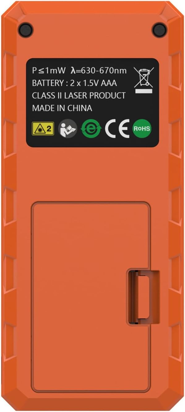 Elitech Laser Measuring Tool 165ft, Digital Laser Tape Measure - Image 4