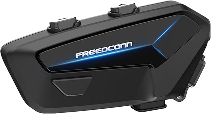FreedConn FX Plus Motorcycle Helmet Bluetooth Headset, Auto-Join Mesh Network by FreedConn