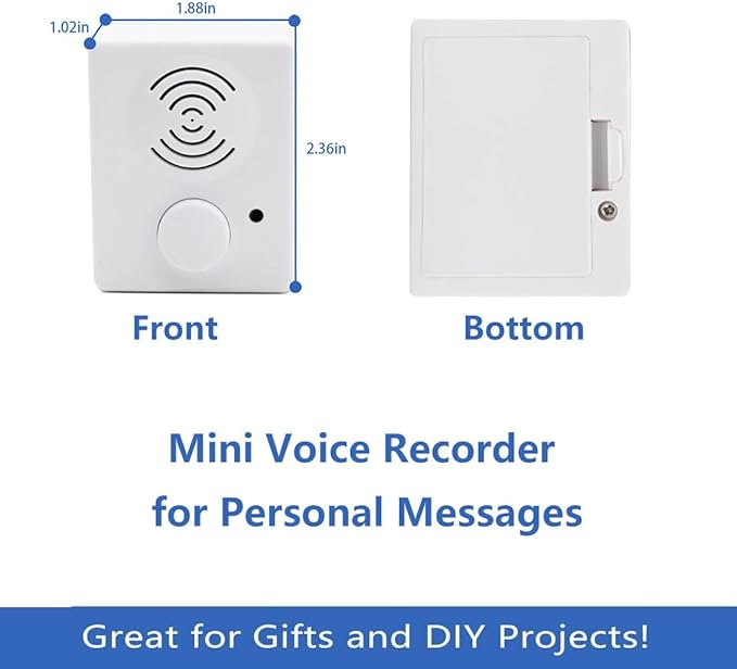 XLW 16 Minutes Voice Recorder for Stuffed Animals, Voice Box for Recordable - Image 2