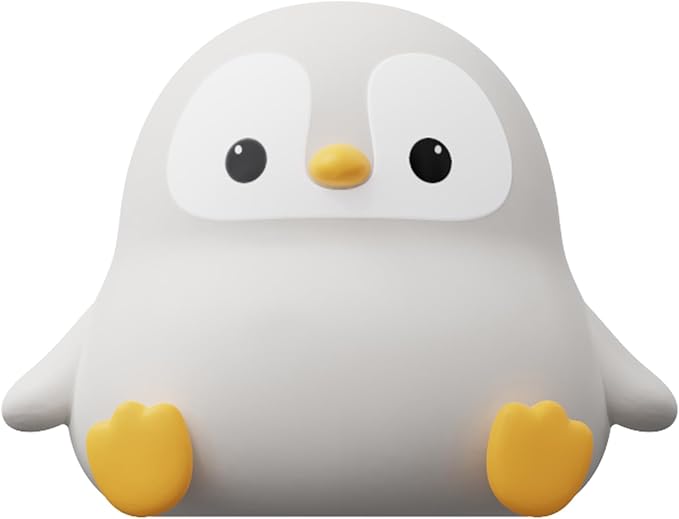 ATSUI Penguin Night Light, LED Squishy Novelty Animal Night Lamp, Food Grade - Image 7