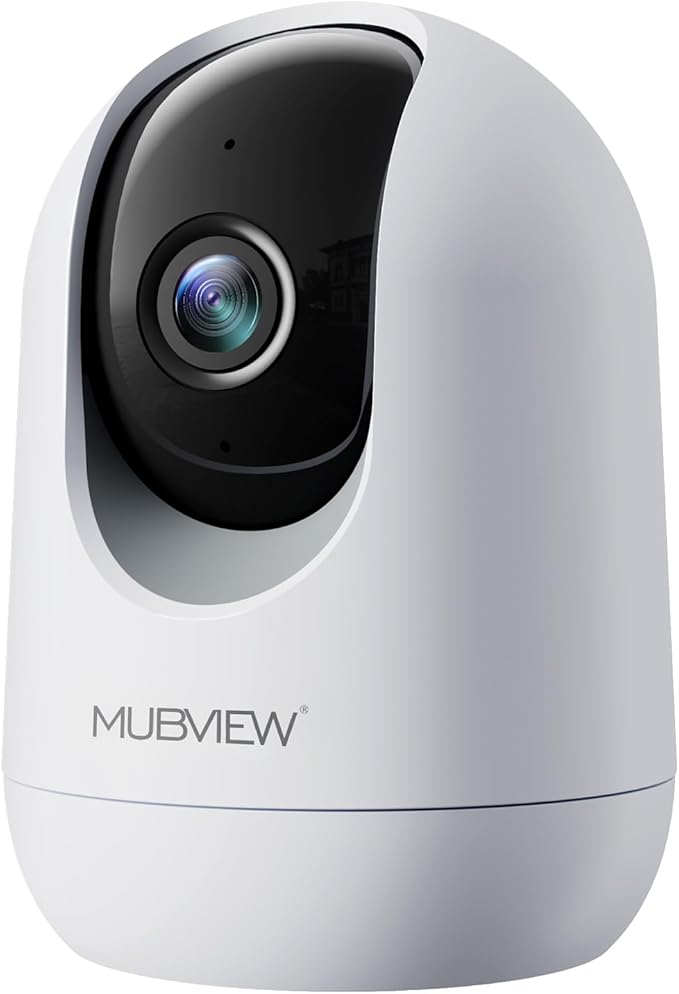 Indoor Security Camera 2K, Pet Camera by MUBVIEW