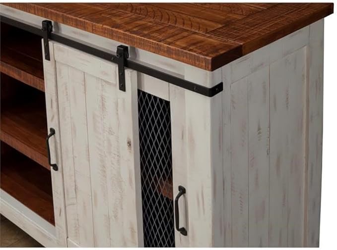 Martin Svensson Home Rustic 65” Solid Wood TV Stand - Image 5