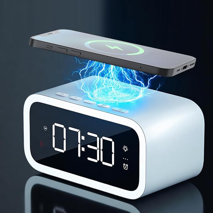 AYI 4in1 Smart Wireless Charging Alarm Clock by AYITechnology