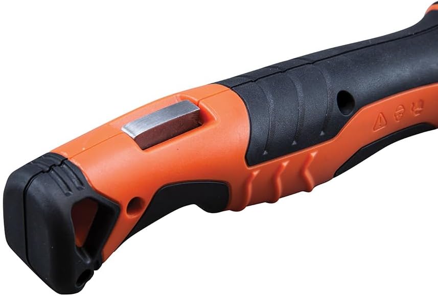 Klein Tools 31737 Folding Jab Saw / Drywall Hand Saw with Lockback at 180 and 125 Degrees and Tether Hole