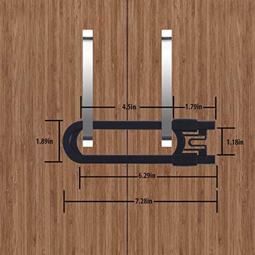 Child Proof Cabinet Locks, Baby Proofing, 6 Pack, Black | Sliding Cabinet Locks, Child Locks for Cabinets and Drawers, Baby Cabinet Locks, Adjustable, Easy Tool-Free Installation