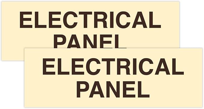 All Quality Basic Electrical Panel Sign by All+Quality