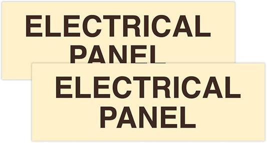 All Quality Basic Electrical Panel Sign by All+Quality