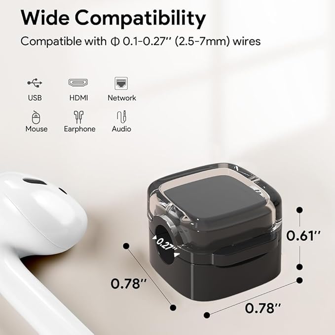Magnetic Cable Clips, Adjustable Cord Holder Management, Adhesive Wire Keeper - Image 3