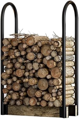 fire beauty adjustable firewood rack, indoor outdoor log, view 9