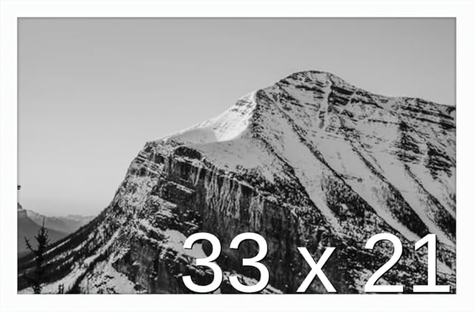 Frame It Easy 33 x 21 White Wood Frame by FrameItEasy