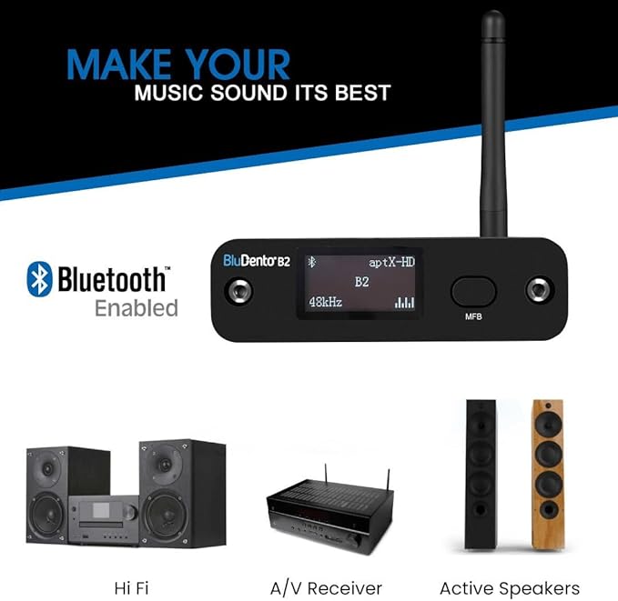 B2 LDAC/aptX HD Bluetooth 5.1 Hi-Fi Audio Receiver - Image 4