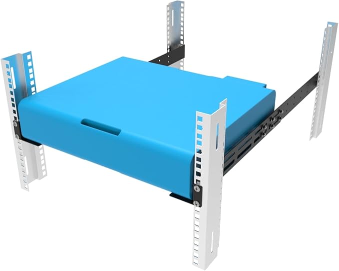 QiaoYoubang 1U Universal Rack Mount Rails- 4-Post Server Rack Shelf Rail 16-29 - Image 2