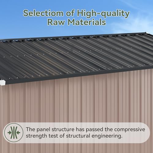 aoxun 6' x 4' lean to shed outdoor on a desk or shelf