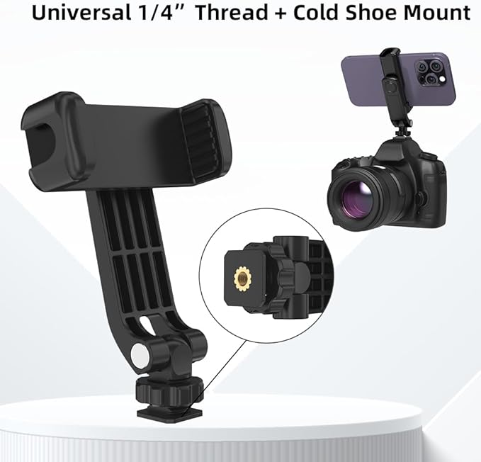 Flexible Phone Tripod Mount Adapter, Universal Smartphone Mount Adapter - Image 3